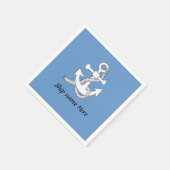 ペーパーナプキン – いかりと船舶名 スタンダードカクテルナプキン (角)
