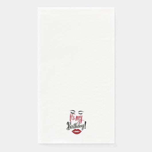 ペーパーナプキン – それは私の誕生日 (正面)