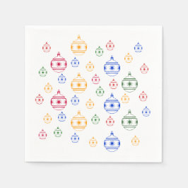 ペーパーナプキン – クリスマスツリーオーナメント スタンダードカクテルナプキン