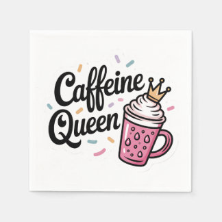 ペーパーナプキン コーヒークイーン スタンダードカクテルナプキン