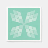 ペーパーナプキン – ダイヤモンド花びら スタンダードカクテルナプキン (正面)