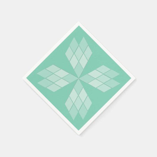 ペーパーナプキン – ダイヤモンド花びら スタンダードカクテルナプキン (角)