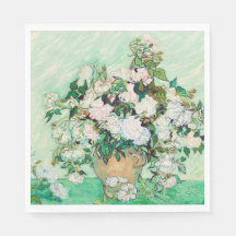 ペーパーナプキン：ファンゴッホ:バラ