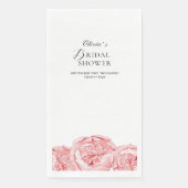 ペーパーナプキン ブライダルシャワー 牡丹 (正面)