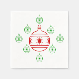 ペーパーナプキン – ホリデイオーナメント スタンダードカクテルナプキン