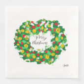 ペーパーナプキン：メリークリスマス (正面)