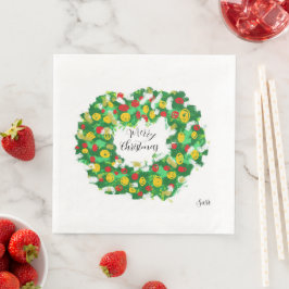 ペーパーナプキン：メリークリスマス