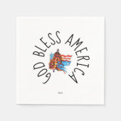 ペーパーナプキン：独立記念日 スタンダードカクテルナプキン (正面)