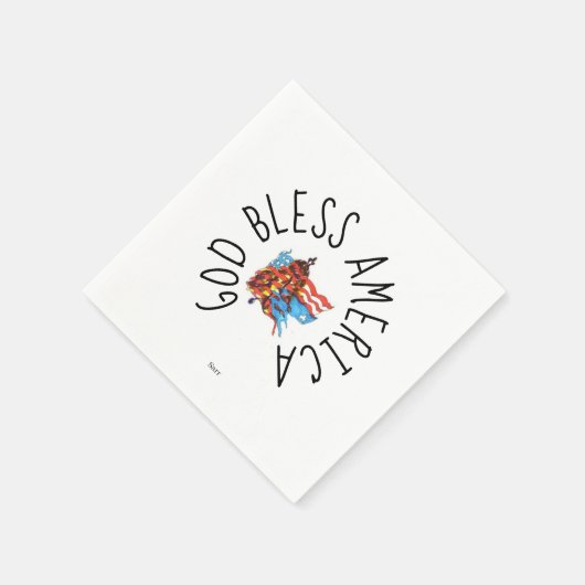 ペーパーナプキン：独立記念日 スタンダードカクテルナプキン (角)