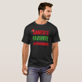 ペーパーハンガー 楽しい パジャマ クリスマス Tシャツ (正面フル)