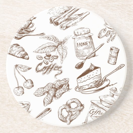 ペーパーパターン コースター (正面)