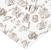 ペーパーパターン ショートテーブルランナー (コーナー)