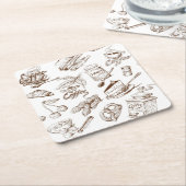 ペーパーパターン スクエアペーパーコースター (アングル)