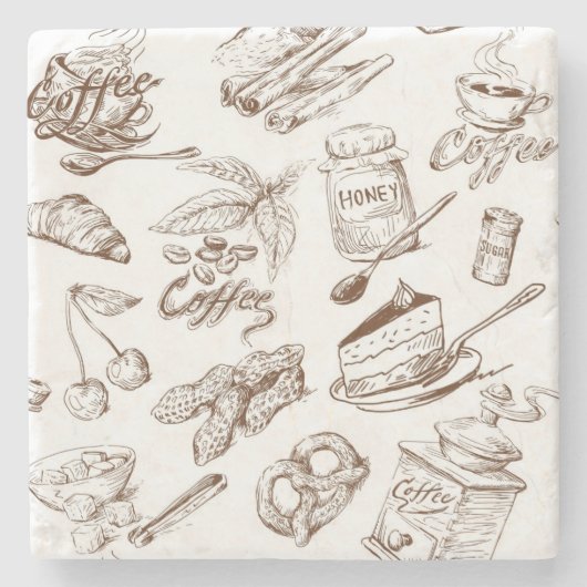 ペーパーパターン ストーンコースター (正面)