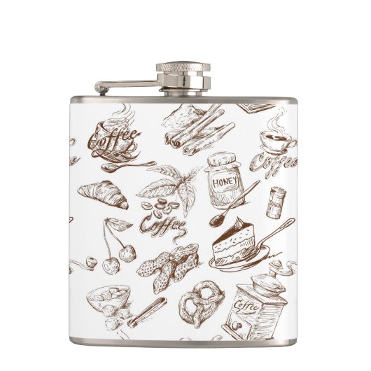 ペーパーパターン フラスク (正面)