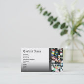 ペーパービーズの名刺を作るCrafterのジュエリー 名刺 (スタンド正面)