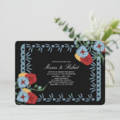 ペーパーピカド メキシコの植物 フラワーフィエスタ 招待状 (スタンド正面)