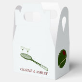 ペーパーファボリーボックス、ゲーブル 4x2.5x5 フェイバーボックス (オープン)