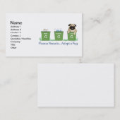 ペーパープラスチックパグ 名刺 (正面/裏面)