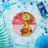 ペーパープレート バレンタインデー、キリン (パーティー)