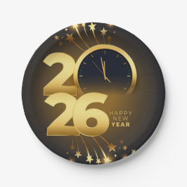 ペーパープレート-新年おめでとう2026 テーブルウェアセット ペーパープレート