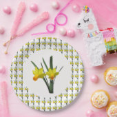 ペーパープレート - 水仙 (パーティー)