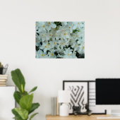 ペーパーホワイトナルキスプリント ポスター (ホームオフィス)