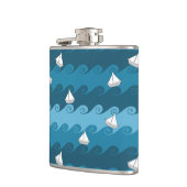 ペーパーボートパターン フラスク (左)
