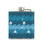 ペーパーボートパターン フラスク (裏面)