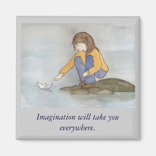 ペーパーボート磁石 マグネット (正面)