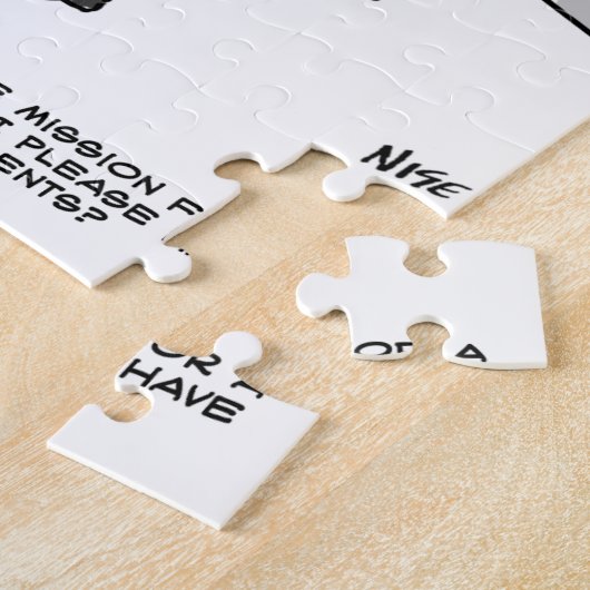 ペーパーレス社会。トイレ頼イの人の売り転が場 ジグソーパズル (側面)