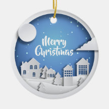 ペーパー切り出しの冬場面