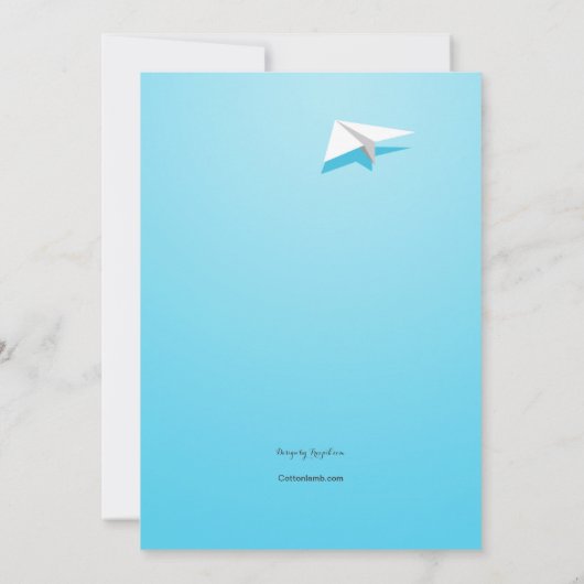 ペーパー平らな移動発表 案内状 (裏面)