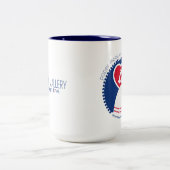 ペーパー月の結婚式のブティックのマグ愚か者の金ゴールド ツートーンマグカップ (中央)