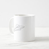 ペーパー飛行機 コーヒーマグカップ (正面左)