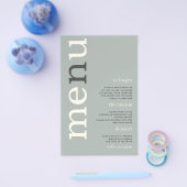 ペーパー |アイボリーシンプルタイポグラフィのメ結婚ニュー (シングル)