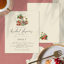 ペーパー |イチゴアフタヌーンティーブライダルシャワー