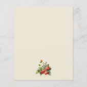 ペーパー |イチゴアフタヌーンティーブライダルシャワー (裏面)