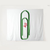 ペーパー クリップ タペストリー (正面(横))