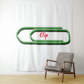 ペーパー クリップ タペストリー (インサイチュ)