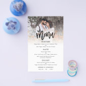 ペーパー |フォトスアートクリプ結婚トのメニュー (シングル)