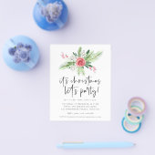 ペーパー |フローラベリーのクリスマスプレゼントパーティー招待状 (シングル)