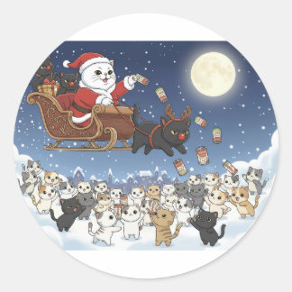 ペーパー&プック メリークリスマス! ラウンドシール