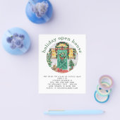 ペーパー |ホリデーオープンハウスパーティーグリーンフライヤー (シングル)