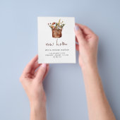 ペーパー |秋のワイルドフラワーズニューホームアドレス (手)