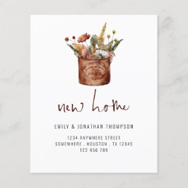 ペーパー |秋のワイルドフラワーズニューホームアドレス