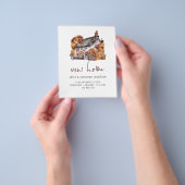 ペーパー |秋の色コテージ新しい自宅住所 (手)