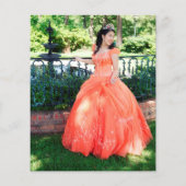 ペーパー |金ゴールドグリッター写真キンセニェラありがとう (裏面)