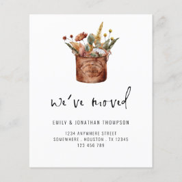 ペーパー | Autumn Wildflowers引っ越しましたの新しい住所