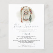 ペーパー | Bohoヴィンテージ服女の子の男の子の赤ちゃんシャワー (正面)